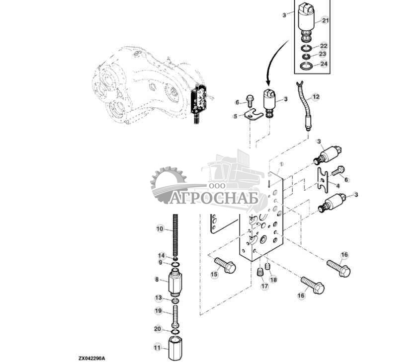 CONTROL VALVE, 'IVT' LENGTH-OF-CUT TRANSMISSION 